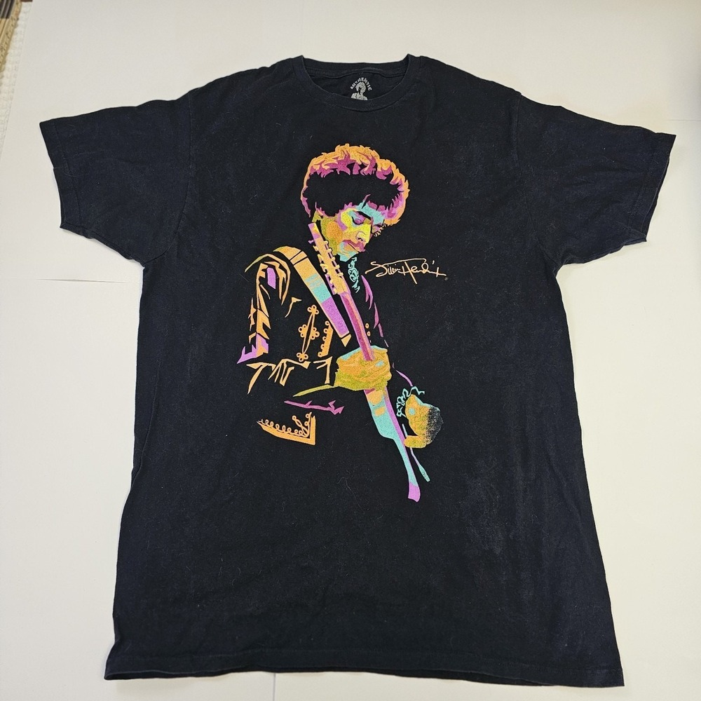 Jimmy Hendrix Black Short Sleeve Tshirt Large (0050)